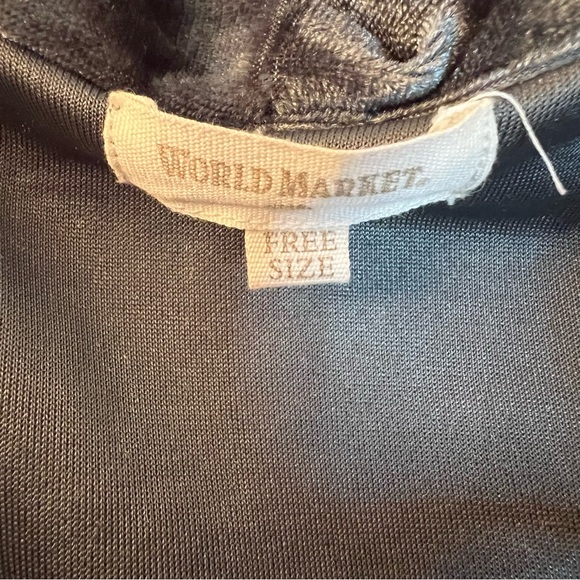 Embroidered Velvet Robe - Sage - Picture 3 of 3